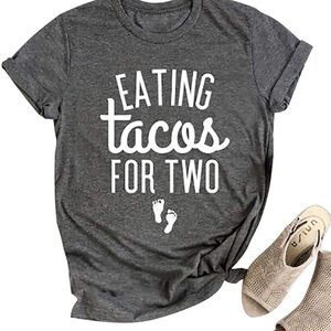 Eating Tacos For Two Gray Women’s Maternity Tee